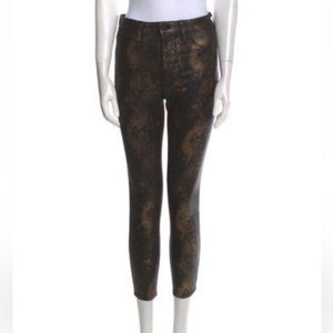 L'Agence
Black - Animal Print Skinny Leg Pants